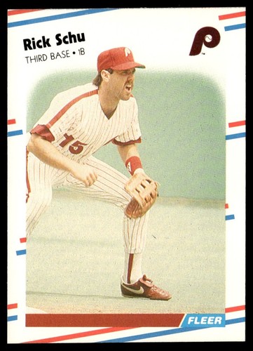 1988 fleer rick schu - 1988,