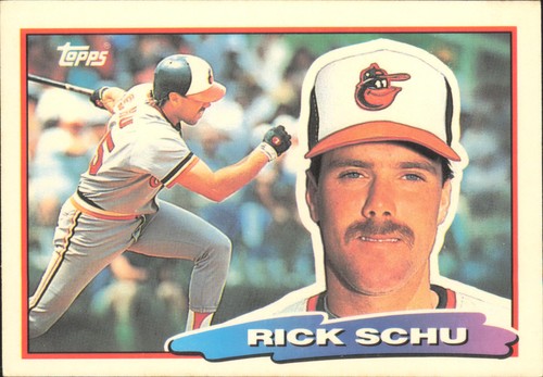 1988 topps big 122 rick - 1988, #122