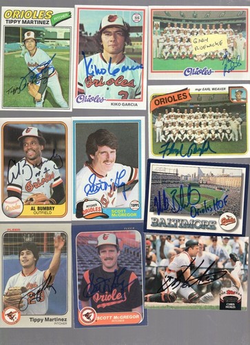 Autographed baltimore orioles - autographed,