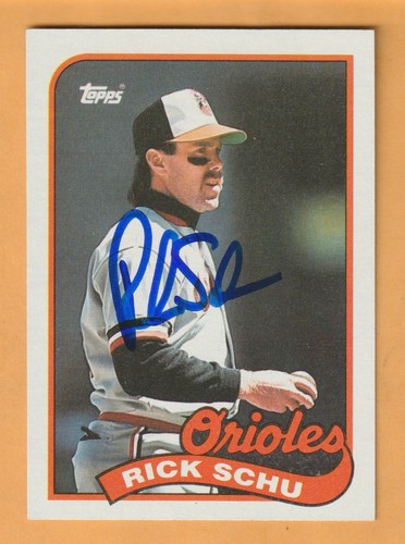 Rick schu baltimore orioles - baltimore,
