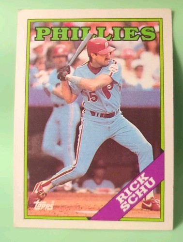 1988 topps rick schu - -, #731