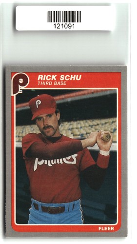 Rick schu 1985 fleer - rick,