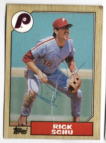 1987 topps 209 rick schu - #209,