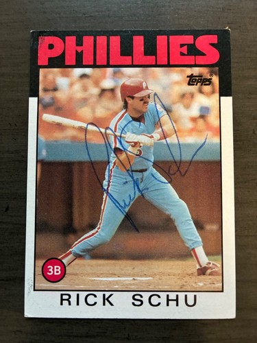 1986 topps rick schu - rick,