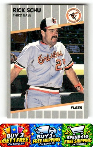 1989 fleer 619 - fleer, schu