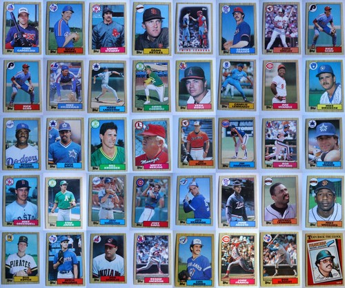 1987 topps baseball cards - 1987,