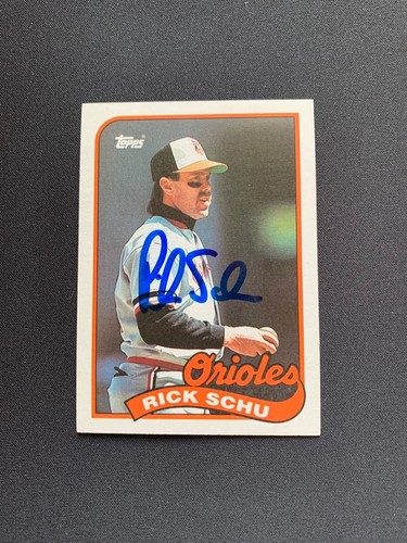 Rick schu signed - schu,