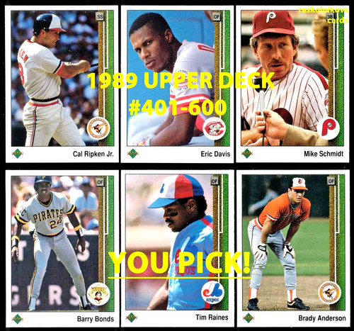 1989 upper deck - 1989, cards