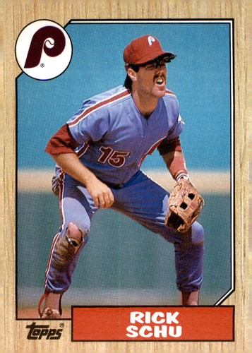 1987 topps 209 rick schu - topps, #209