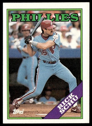 1988 topps rick - rick, schu