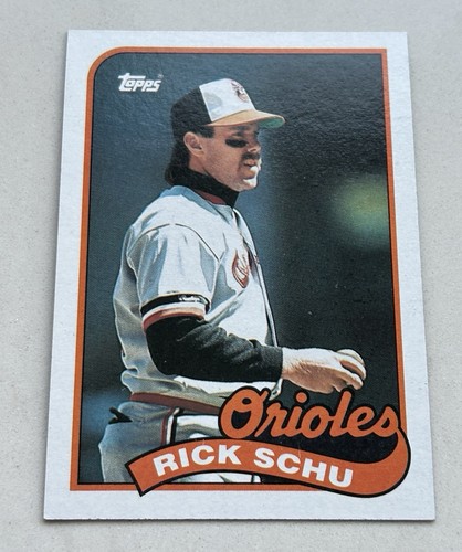 1989 topps rick schu baltimore - 1989,