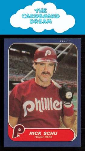 Rick schu 1986 fleer 451 - rick,
