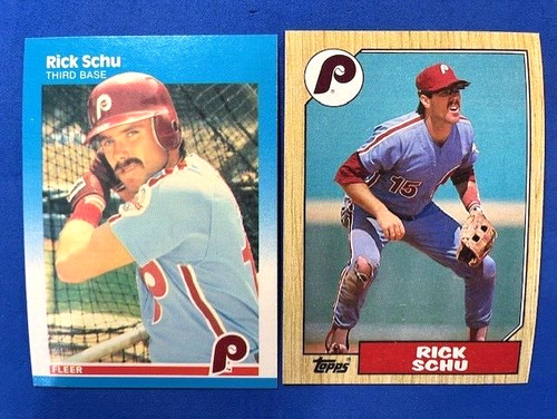 Rick schu 1987 fleer - rick,
