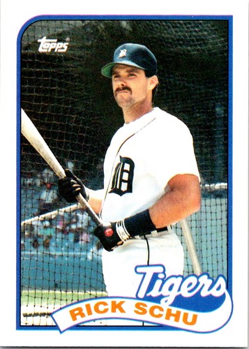 1989 topps traded rick schu - topps,