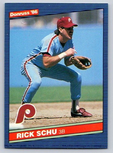 1986 donruss rich schu - donruss, #570