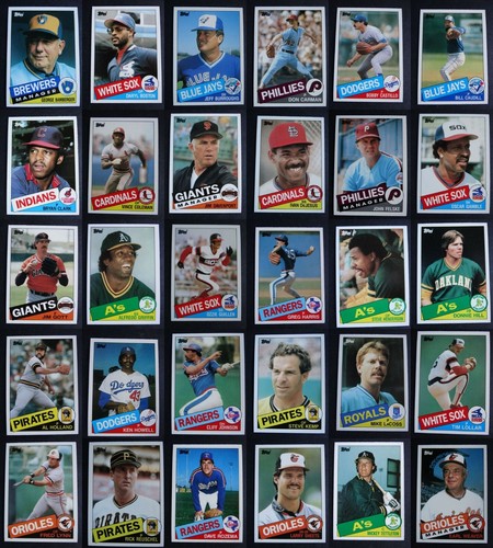 1985 topps traded - 1985, baseball