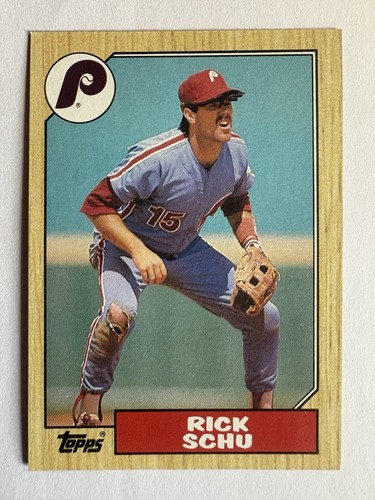 1987 topps rick schu 209 - -,