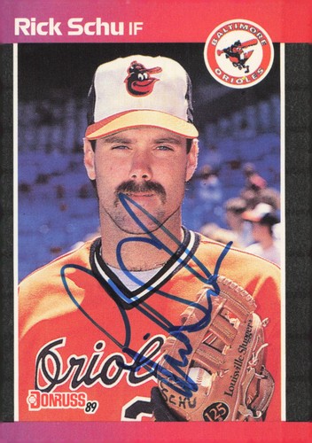 1989 donruss rick schu - 1989, #406