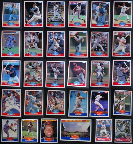 1989 score baseball - 1989, +