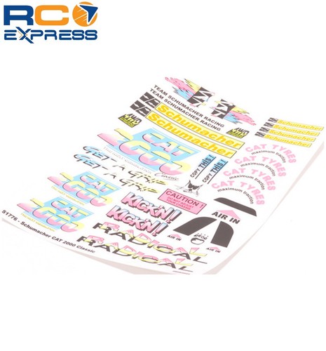 Schumacher racing decal cat - schumacher,