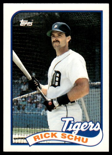 1989 topps traded rick - rick, schu