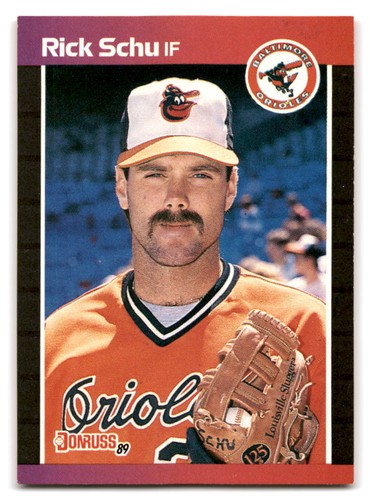 Rick schu 1989 donruss - schu,