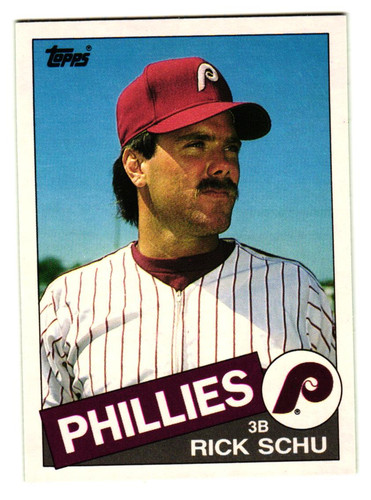 1985 topps traded rick schu - traded,