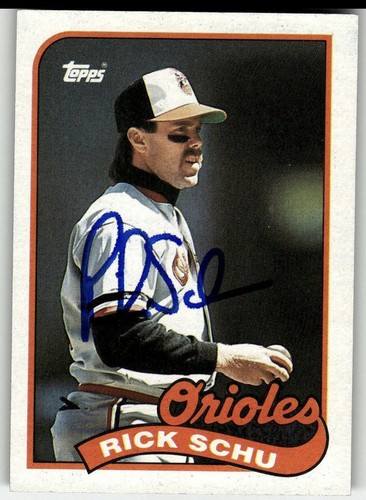 Rick schu 1989 - rick, topps