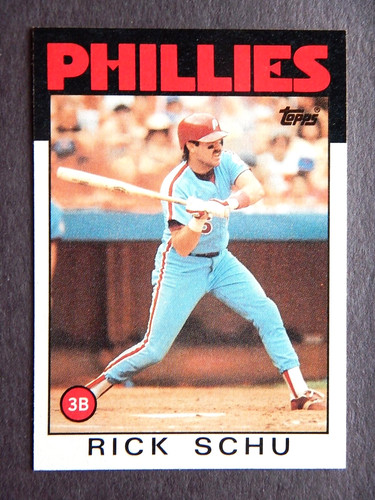 Rick schu topps 1986 - rick,